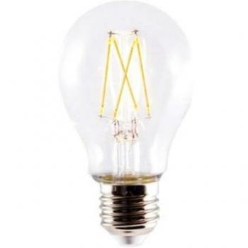 Silver Electronics LED Filamento Estándar, E27, 6 Watts, Transparente W