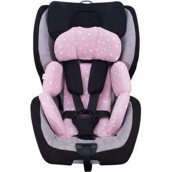 Funda para cojín reductor de silla de coche compatible con Recaro Zero Talla 1 Jyoko Pink Sparkles