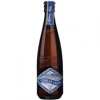 Casimiro Mahou Cerveza Lager Extra - 1 Botellín x 37,5 cl - 5,2% Volumen Alcohol