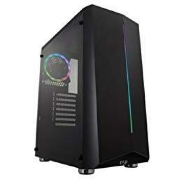 Caja de Ordenador para Gaming FSP CMT151 con Ventana Lateral y Ventilador RGB de 120mm
