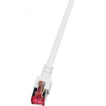 Cable de Red Cat6 S/FTP Blanco 1,5 m RJ45 Halogenfree