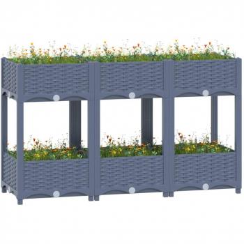 vidaXL Raised Bed 120x40x71 cm Polypropylene