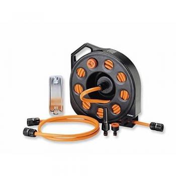 SET ENROLLADOR DE MANGUERA AQUAPASS CLABER 8974 CON TUBO FLEXIBLE DE 15 METROS Y ACCESORIOS