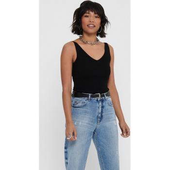 Top de mujer de punto de tirantes JDY Modelo Nanna Color Negro