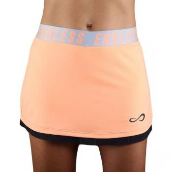 Falda Endless Ironic Salmon para Mujeres, talla L, color naranja