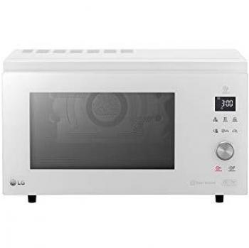 LG MJ3965BPH - Horno Microondas, 39 litros, 1100 W, Smart Inverter, display digital, Color Blanco