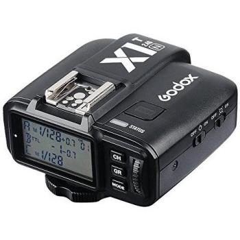 Godox X1T N Selens iTTL 2.4 GHz Wireless Hot Shoe Flash Trigger Transmitter with HSS 32 Channels for Nikon DSLR Camera Black