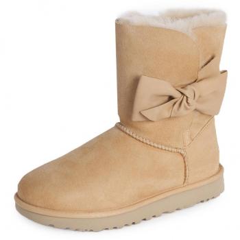 UGG Australia Náuticos de Piel Lisa Para Mujer, Color Beige, Talla 37 EU