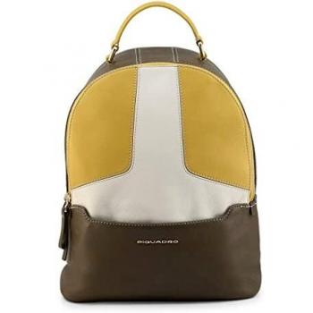 Piquadro Hosaka Mochila marrón/Amarillo