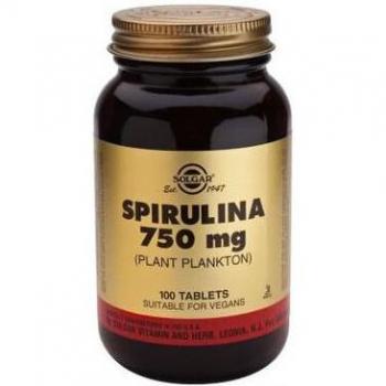 Solgar Spirulina 750mg - 80 Capsules