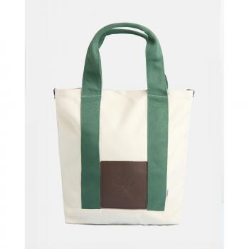 Tote bag Silbon beige para Mujer y Hombre, hecho de algodón