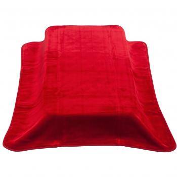 Cambrass Be Solid - Manta raschel cuna, 110 x 140 cm, color rojo