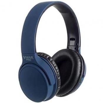 Vieta pro way z auriculares inalambricos bluetooth radio fm microfono integrado entrada auxiliar reproductor micro sd plegables autonomia 40 horas azul