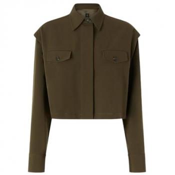 Pinko Fioriera Military Green Women's Shirt - Size M