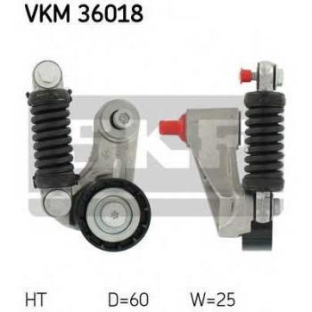 SKF VKM 36018 Polea tensora, correa trapezoidal con dentado interior