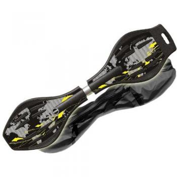 MAXOFIT  Pro XL - Waveboard con luces en las ruedas y funda