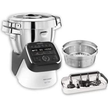 Robot de Cocina Multifuncional Moulinex Companion XL HF80C800 - 4.5L, 1550W, 14 Modos, Silencioso, Recetas Ilimitadas, Fabricado en Francia