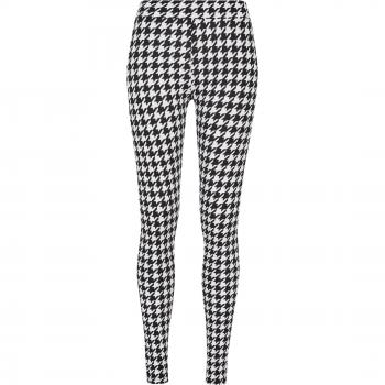 Urban Classics Women's Soft Houndstooth Print Leggings