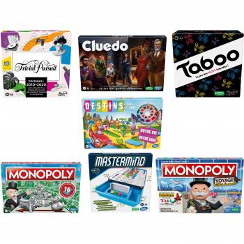 Juego de mesa Taboo - Versión clásica para adolescentes y adultos, juego de palabras a adivinar