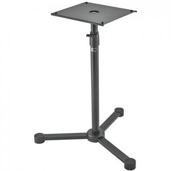 K&M 26722 Adjustable Black Monitor Stand