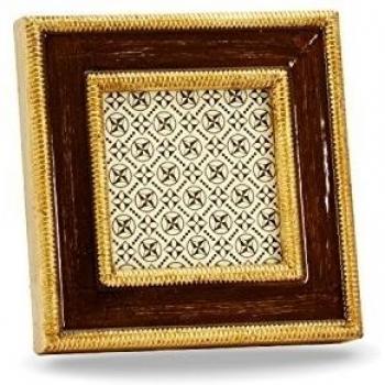 AVOLA Premium Marco de madera hecha a mano de artigiani Toscani, 13 x 13 x 2 cm