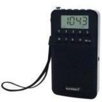 Sunstech RPDS81 - Radio portátil Digital Am/FM con Altavoz Integrado y función Sleep, Color Negro