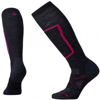 Smartwool PhD - Calcetines de esquí para mujer, PhD Medio, Mujer, color gris oscuro, tamaño medium
