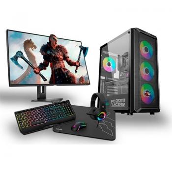 PC Gaming Completo AMD Ryzen 5 5600G/16GB DDR4/480GB SSD/RTX 3050 + Pantalla 24 Full HD + Teclado y Ratón