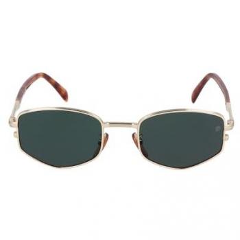 David Beckham Gold Honey Havana Sunglasses, Eyewear, Male, Brown, Size: 52 MM