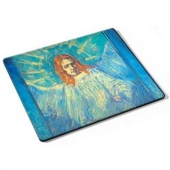 Van Gogh - Angel, Designer Almohadilla del Ratón Mouse Mouse Pad con Diseño Colorido. Auténtica Alfombrilla de 250 x 190 mm. Tamaño Ideal de Media para el Uso Diario.