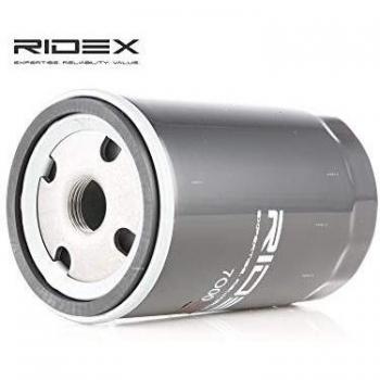 Filtro de aceite enroscable RIDEX 7O0081 para MERCEDES-BENZ, OPEL y JEEP