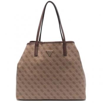 Bolso Tote Eco Victoria 2 en 1 Beige Estampado Guess