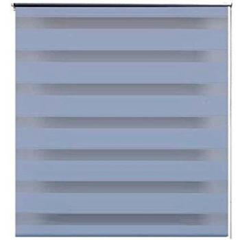 vidaXL Persiana Cebra 120 x 230 cm Blanco