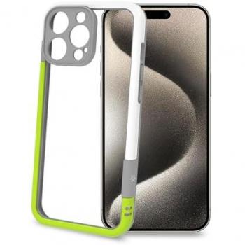 Funda Bumper TPU para iPhone 16 Pro Max Blanco/Amarillo