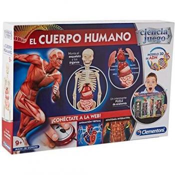 Clementoni - El cuerpo humano - juego científico aprender anatomía, a partir de 9 años, juguete en español