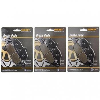 SOMMET Pastillas de Freno Delanteras + Traseras para Kawasaki ZR7 ZR750