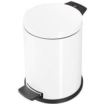 Papelera Hailo Solid M Tapa Automática 12 Litros con Cubo Interior de Plástico