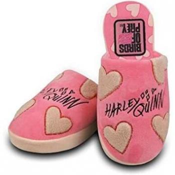 Pantuflas Hearts Pink Harley Quinn DC Comics mujer