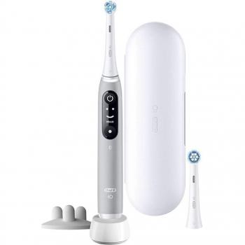 Oral-B iO 6S Cepillo de Dientes Eléctrico con 5 Modos de Limpieza, 2 Cabezales de Recambio y Estuche de Viaje - Diseñado por Braun