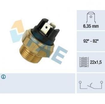 Interruptor de temperatura FAE 37320 para ventilador del radiador, compatible con RENAULT (Express, Super 5, R4, R5, R11, R9, Rapid, Extra) y ALFA ROMEO (