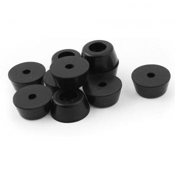 sourcing map – Patas de Goma cónicas, 25 mm x 12 mm, 10 Unidades