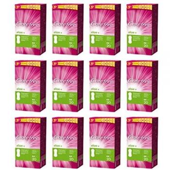 Salvaslip Carefree Aloe Vera 20 Pz - Protección Suave y Transpirable