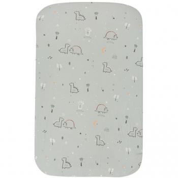Bajera Punto Minicuna 50x80cm Bimbidreams Jurasic Menta