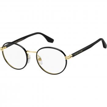 Gafas de vista Marc Jacobs Hombre MARC-516-807, modelo con montura rectangular, tamaño 52 mm de ancho, color negro y detalles en plata