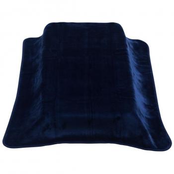 Cambrass Be Solid - Manta raschel cuna, 110 x 140 cm, color azul marino