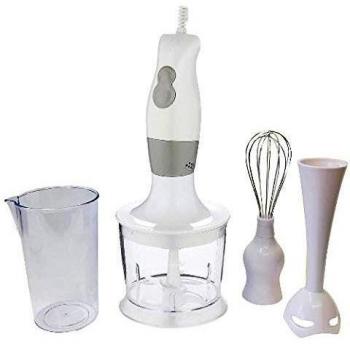 MAURER 5700030 Batidora 250/300 W. 2 Velocidades con Vaso, Triturador y Varillas