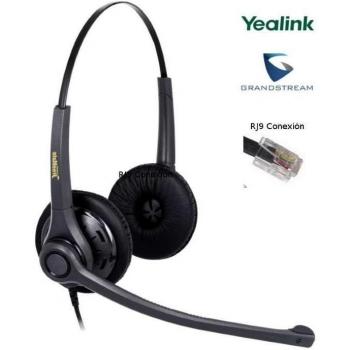 FreeMate DH037UB-GY Binaural Headset RJ9 OEM