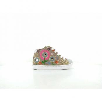 SHOO POM Bouba Mirror Velours Botines/Low Boots Chicas Rosa/Plata - 22 - Botas de caña Baja