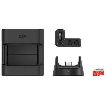 DJI Kit de accesorios para Osmo Pocket-Incluye 1 Controller Wheel, 1 Wireless Module, 1 Accessory Mount, 1 Tarjeta microSD de 32GB-4 Accesorios-Negro