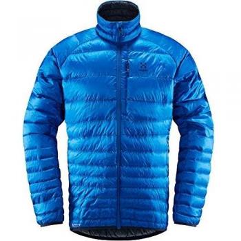 Haglöfs Essens Chaqueta Pluma, Hombre, Storm Blue/Dense Blue, S
